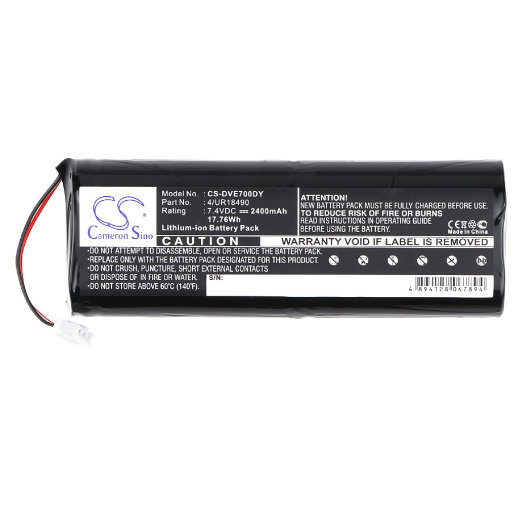 Batterier till DVD-spelare Sony CS-DVE700DY