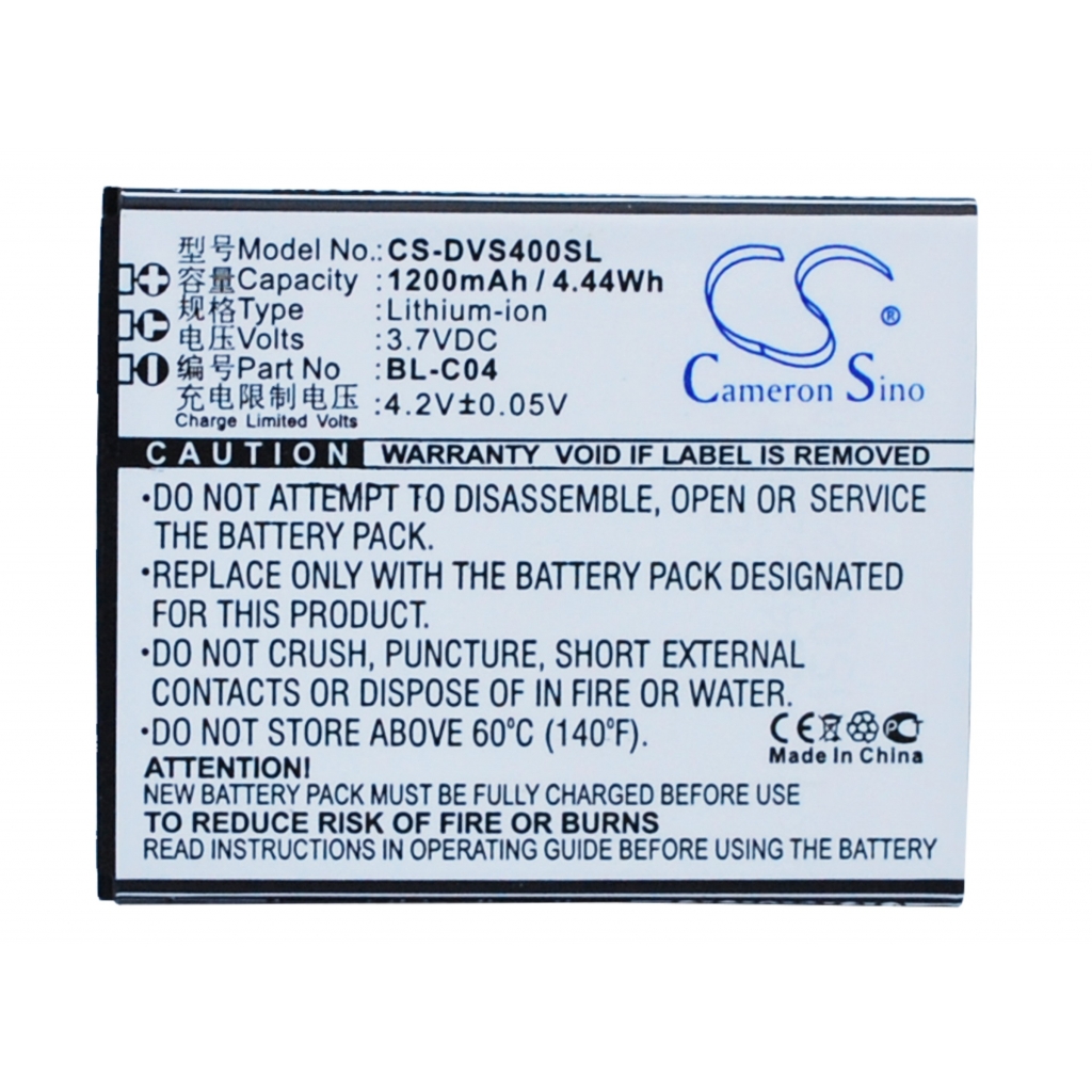 Batterier Ersätter BL-C04