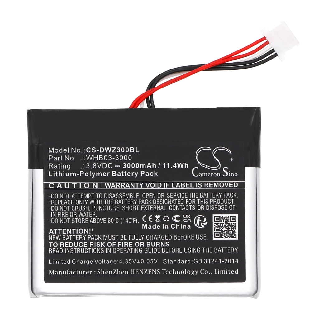 Payment Terminal Battery Dejavoo CS-DWZ300BL