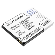 CS-EAF220SL<br />Batterier för  ersätter batteri SD474050A
