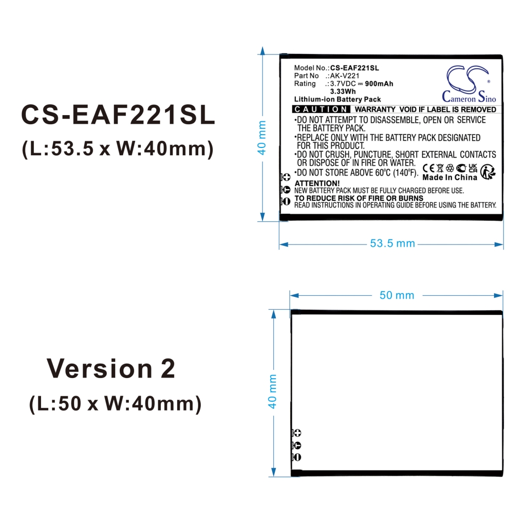 Mobile Phone Battery Emporia CS-EAF221SL