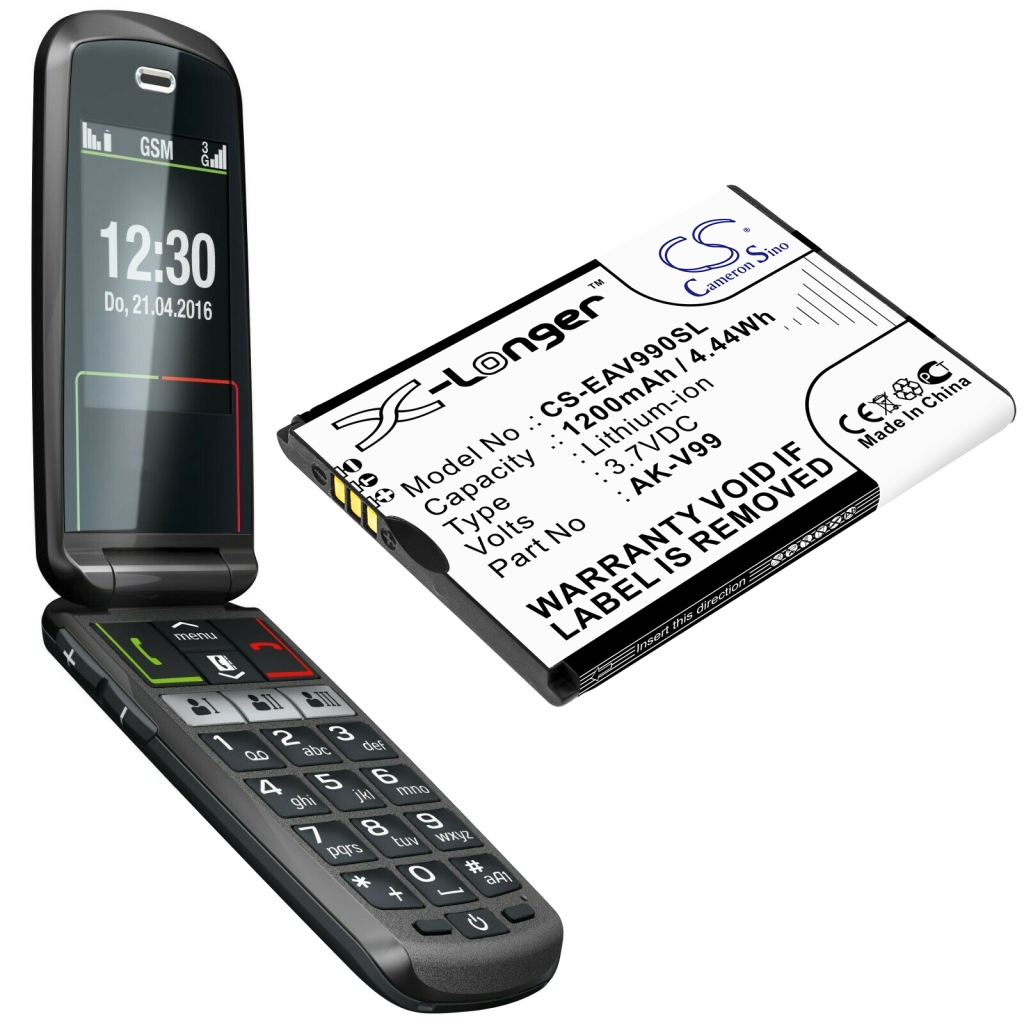 Batterier till mobiltelefoner Emporia CS-EAV990SL