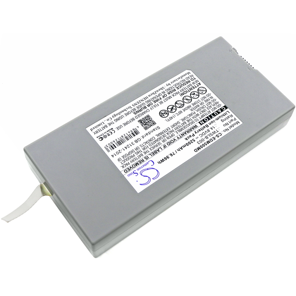 Batterier för medicintekniska produkter Drager CS-EDM500MD