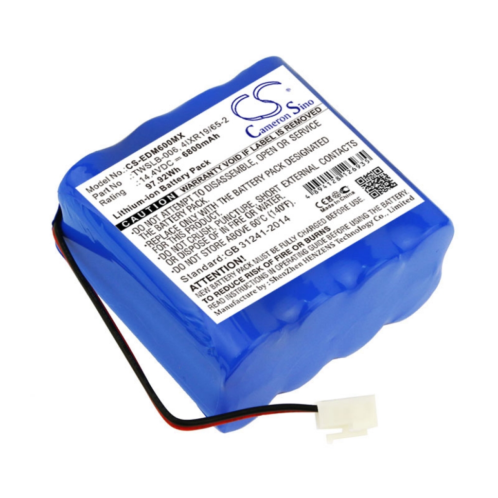 Batterier för medicintekniska produkter Edan CS-EDM600MX