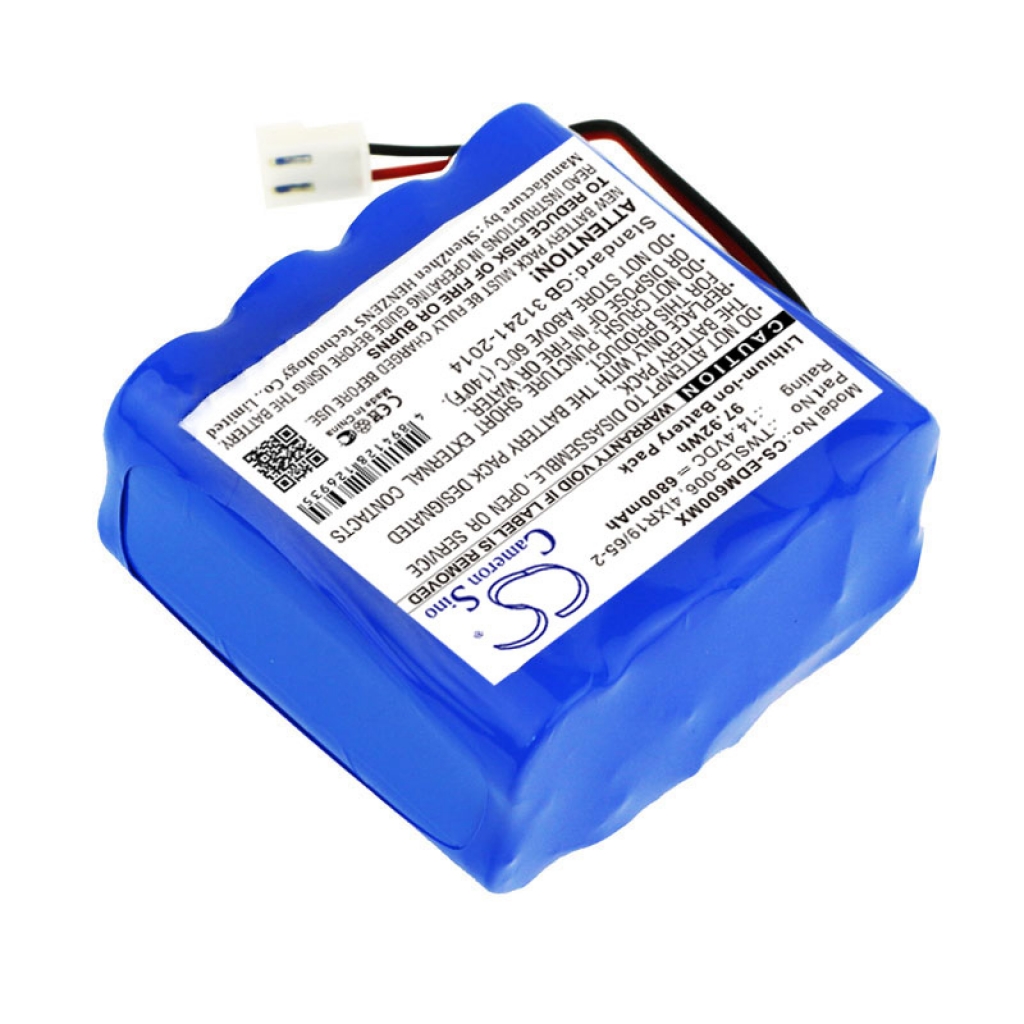 Batterier för medicintekniska produkter Edan CS-EDM600MX