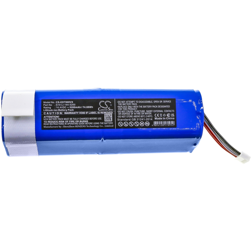 Battery Replaces S10-Li-144-5200