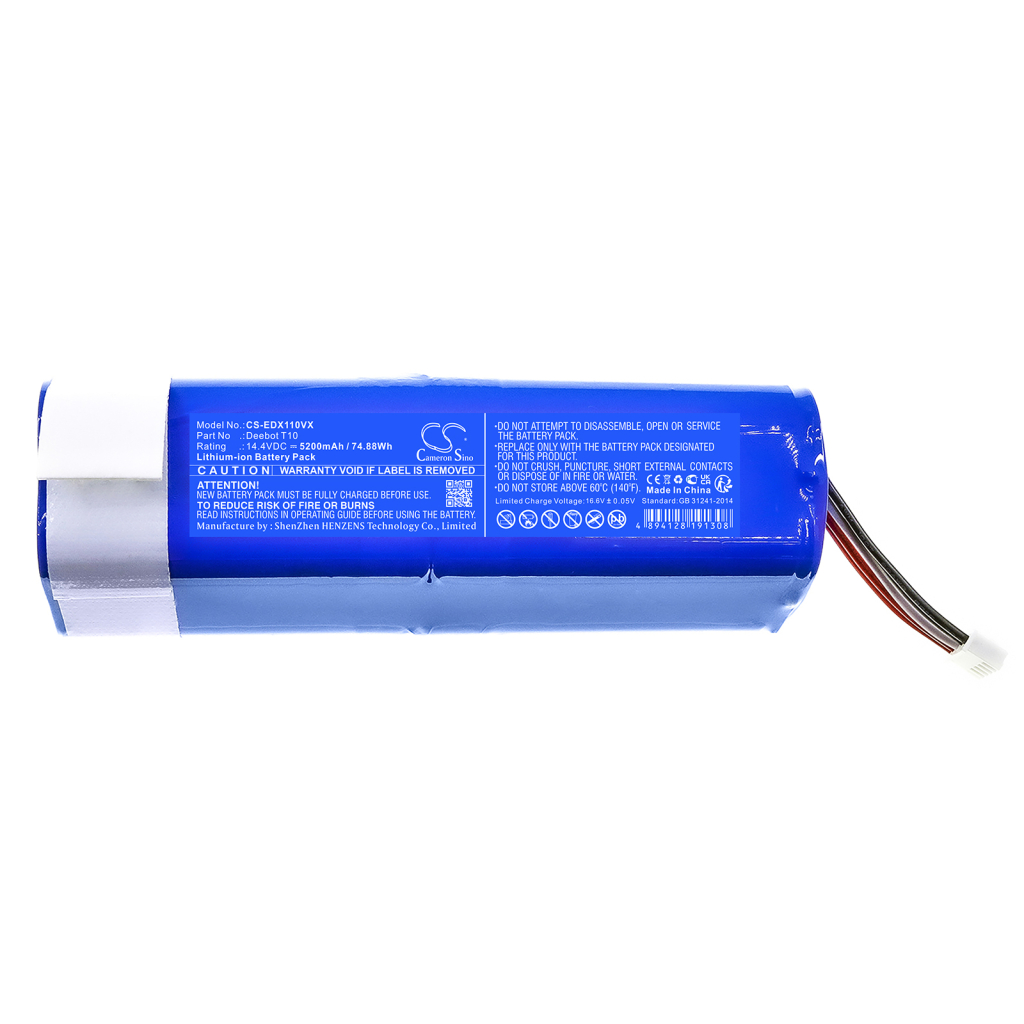 Batterier till dammsugare Ecovacs CS-EDX110VX