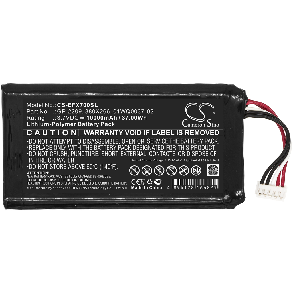 Batterier för verktyg Exfo CS-EFX700SL