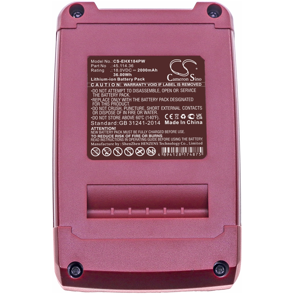 Batterier för verktyg Einhell CS-EHX184PW