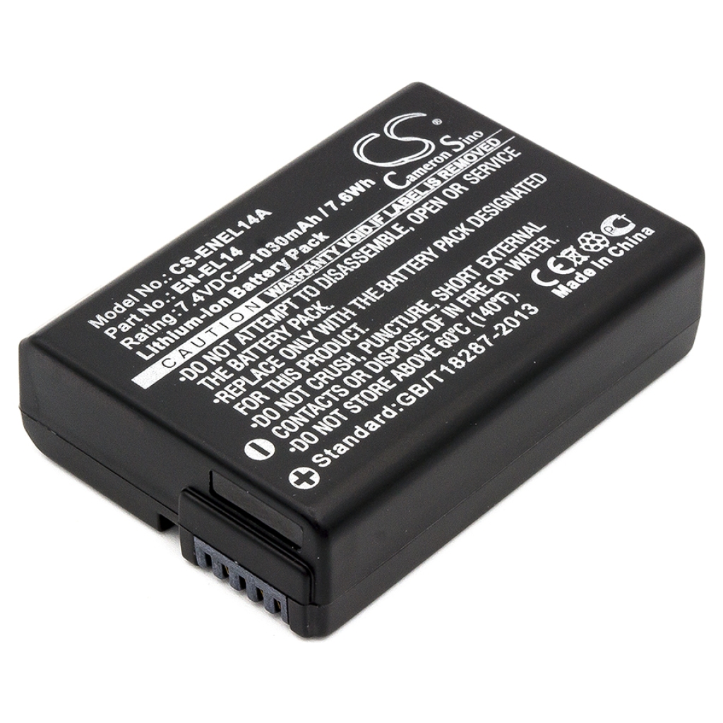 Batterier Ersätter DSLR D5600