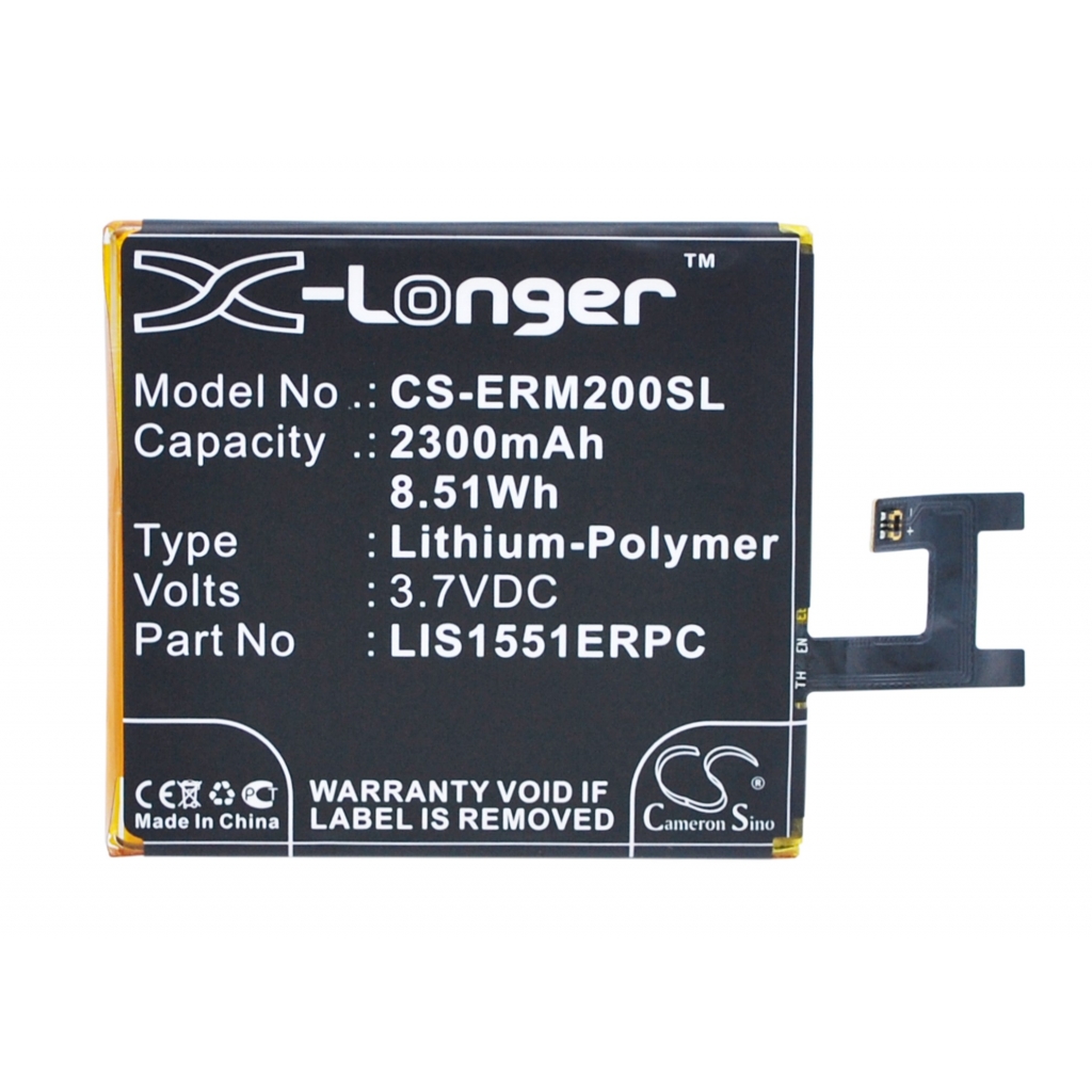 Batterier Ersätter LIS1551ERPC
