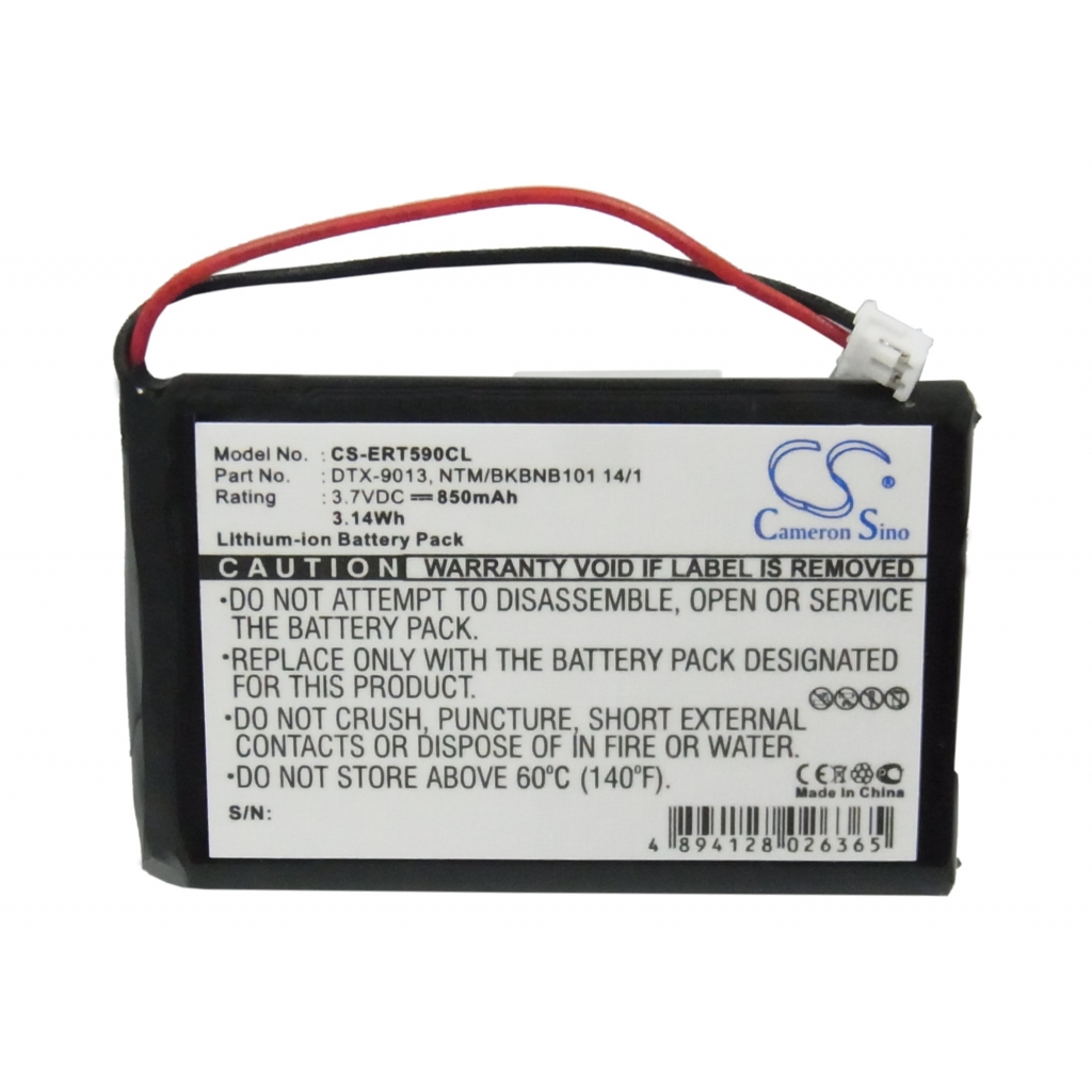 Batterier Ersätter DTX-9013