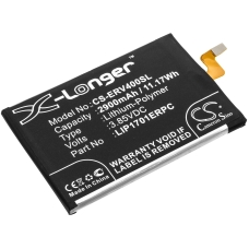 Compatible battery replacement for Sony 1315-7600,LIP1701ERPC