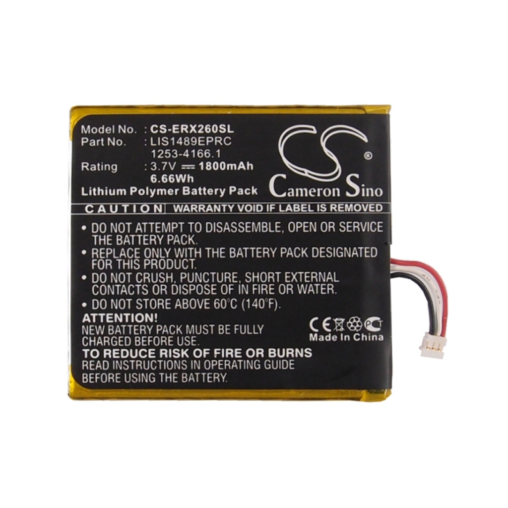 Batterier Ersätter LIS1489EPRC