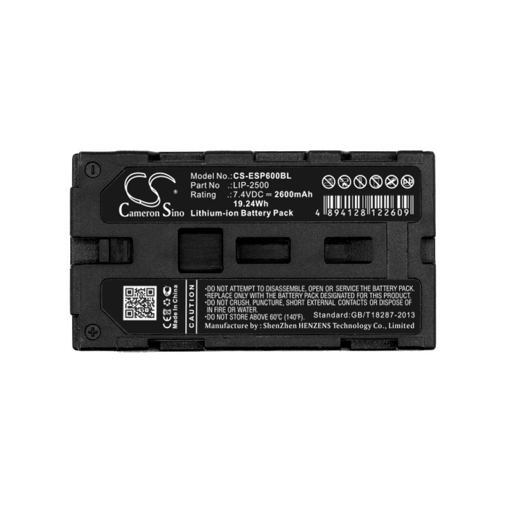 Batterier Batterier för skrivare CS-ESP600BL