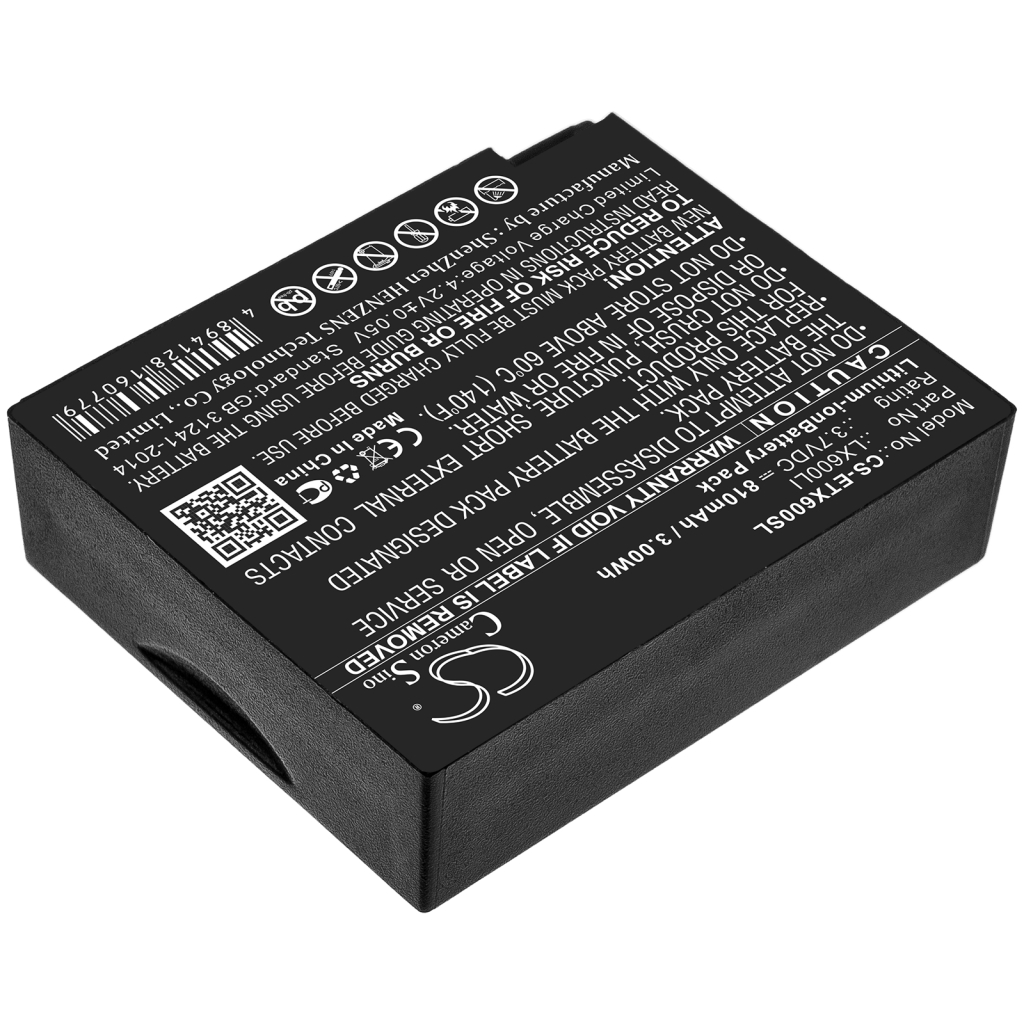 Batterier Ersätter LX600LI