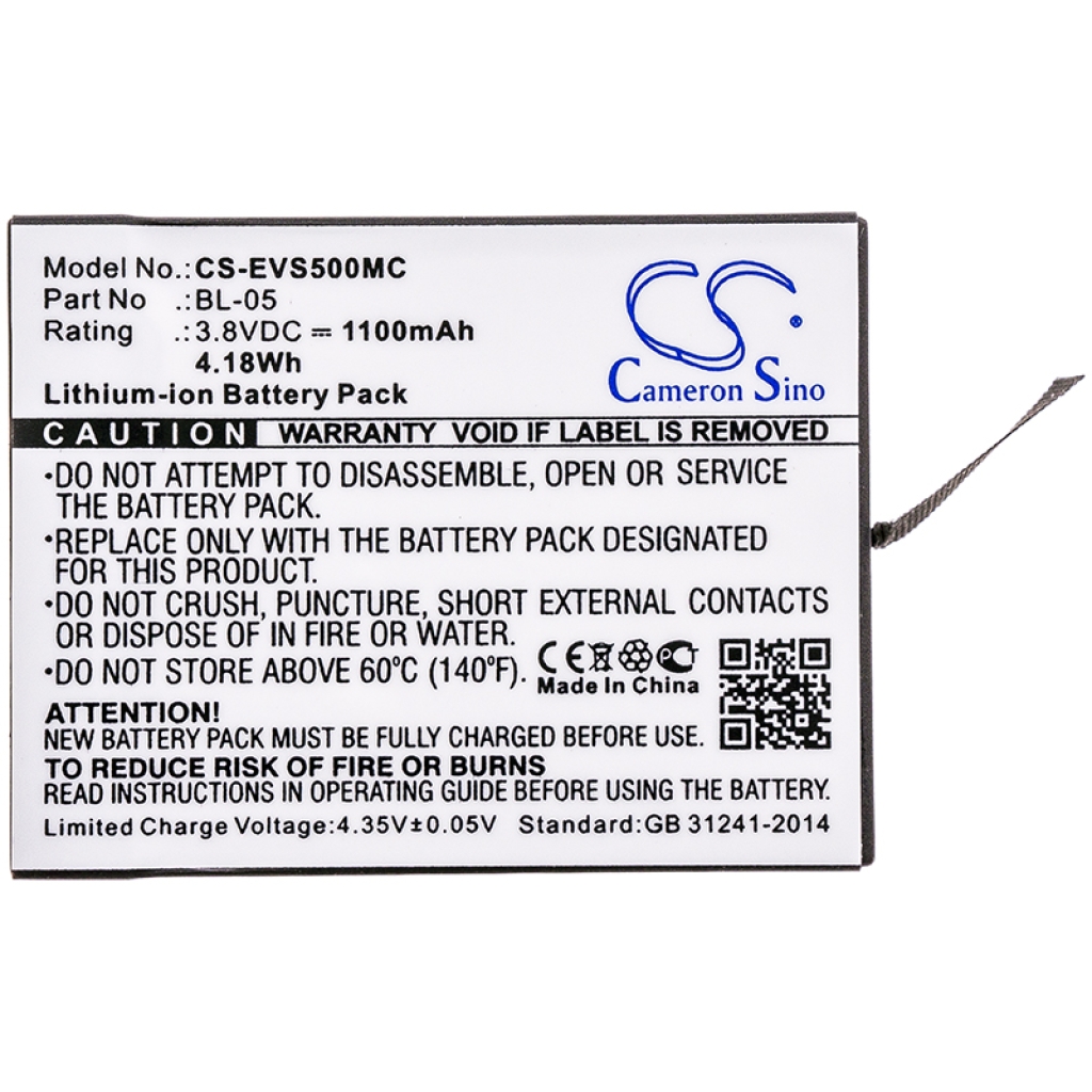 Batterier till mobiltelefoner Tecno CS-EVS500MC