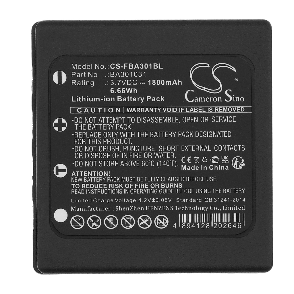 Compatible battery replacement for HBC BA301031