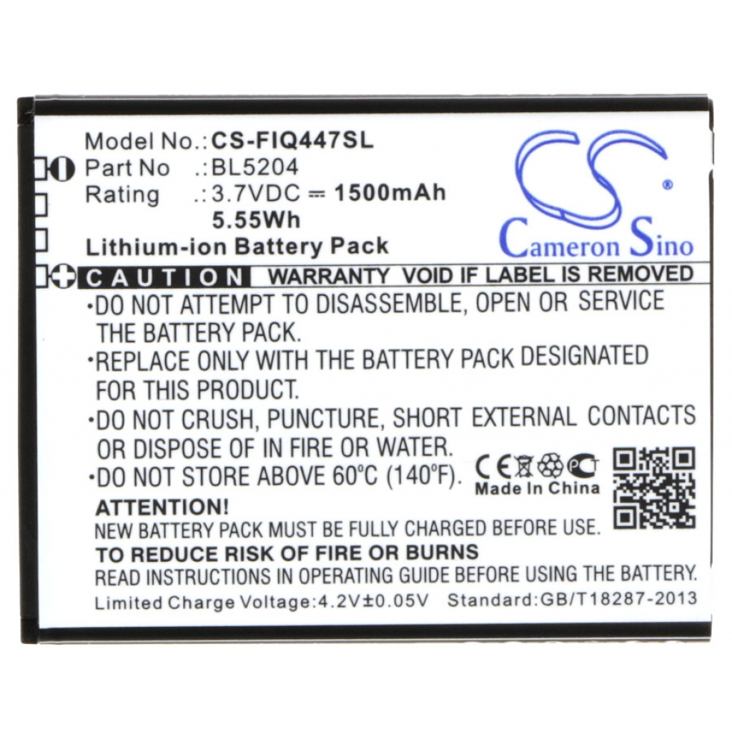 Batterier till mobiltelefoner Fly CS-FIQ447SL