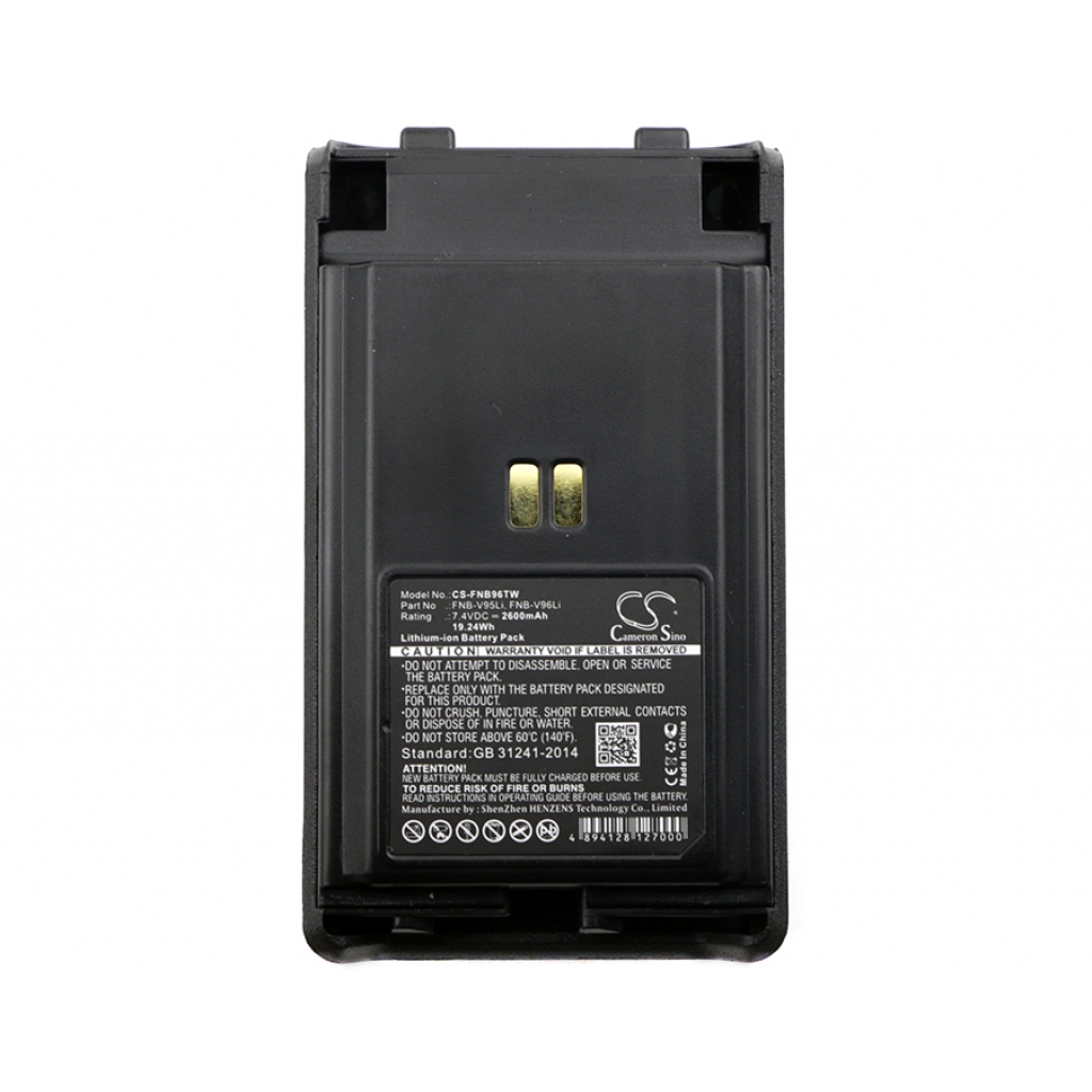 Batterier till radioapparater YAESU CS-FNB96TW