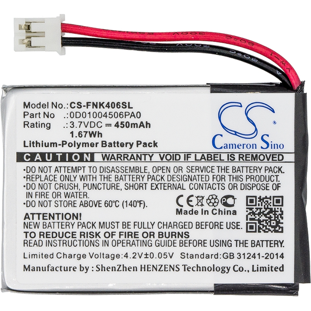 Batterier för elektroniska ordböcker Franklin CS-FNK406SL