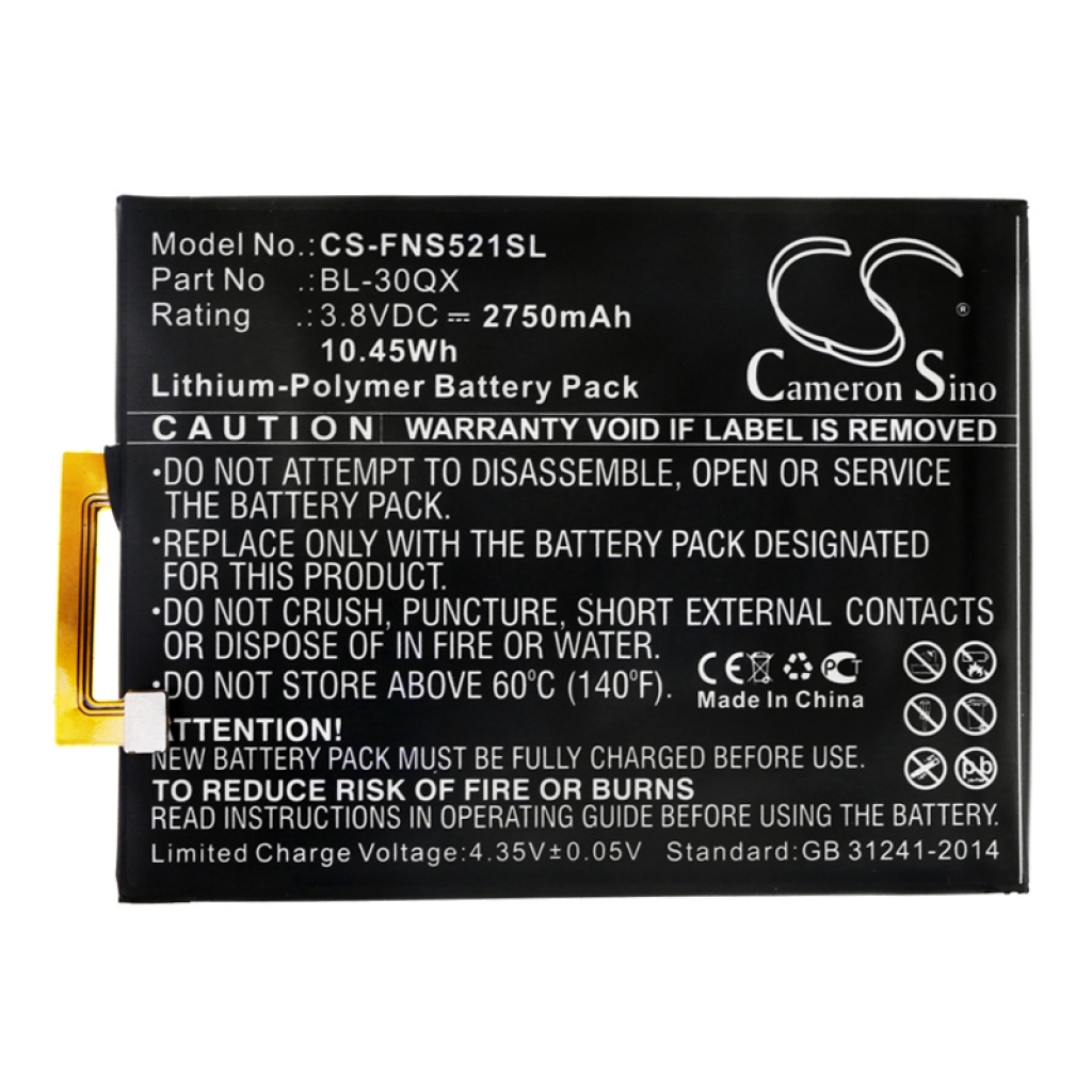 Batterier till mobiltelefoner Infinix CS-FNS521SL