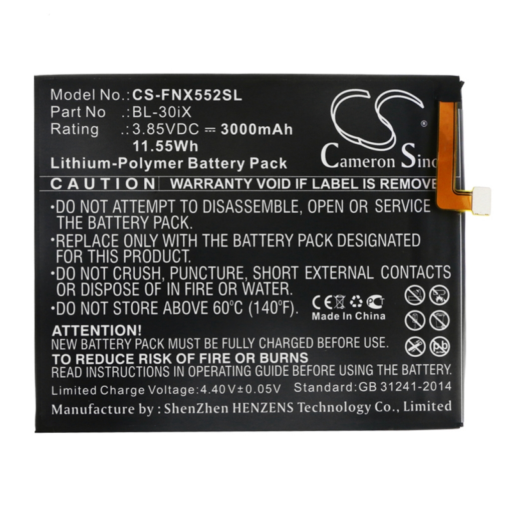 Batterier Ersätter X552