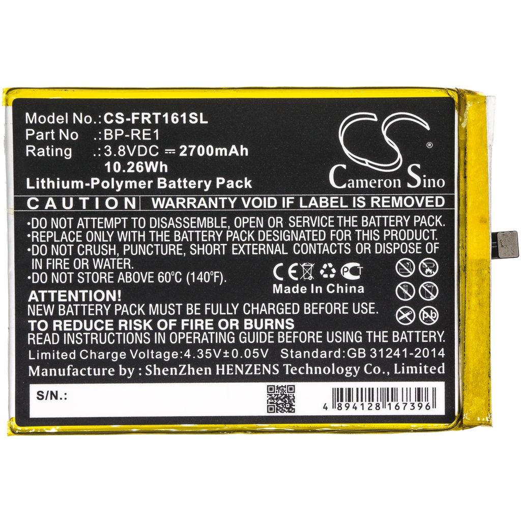 Batterier Ersätter BP-RE1