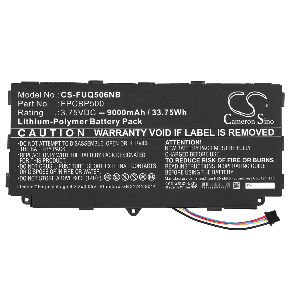 Notebook battery Fujitsu CS-FUQ506NB