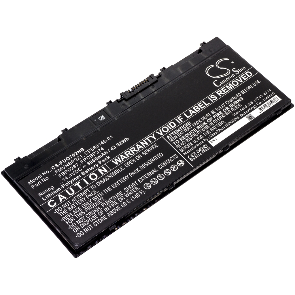 Batterier Ersätter LifeBook Q702