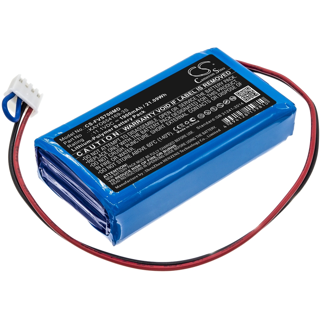 Batterier Ersätter KAYO654169-3S
