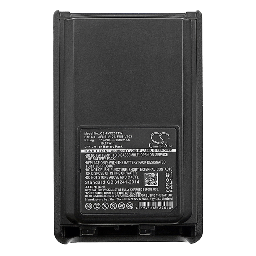 Battery Replaces FNB-V103LI