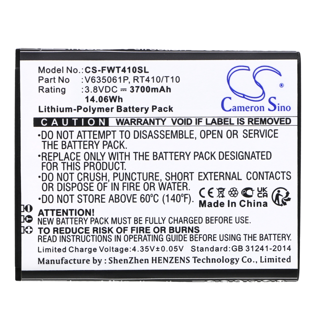 Battery Replaces RT410/T10