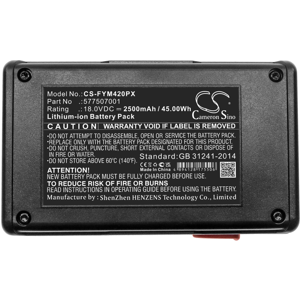 Batterier för verktyg Flymo CS-FYM420PX