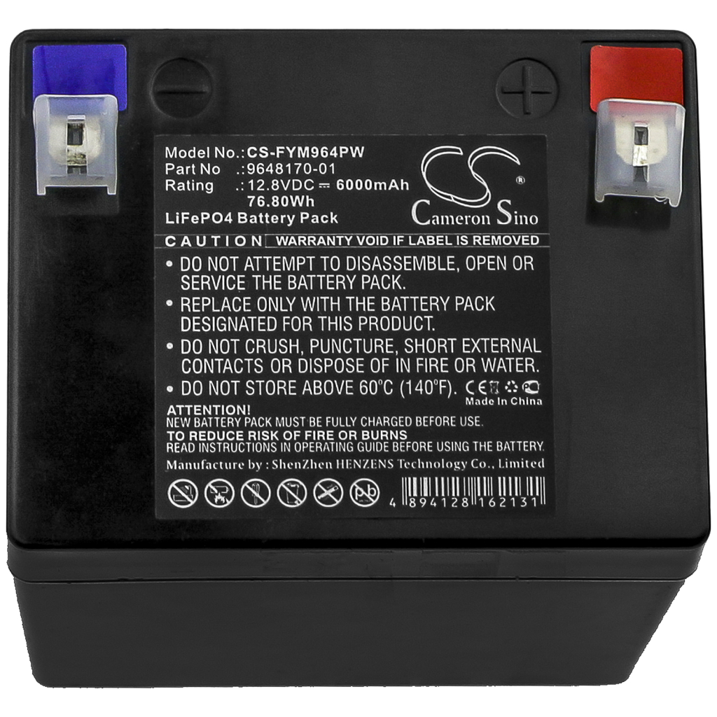 Batterier Ersätter Sabre Trim (9648640-62)
