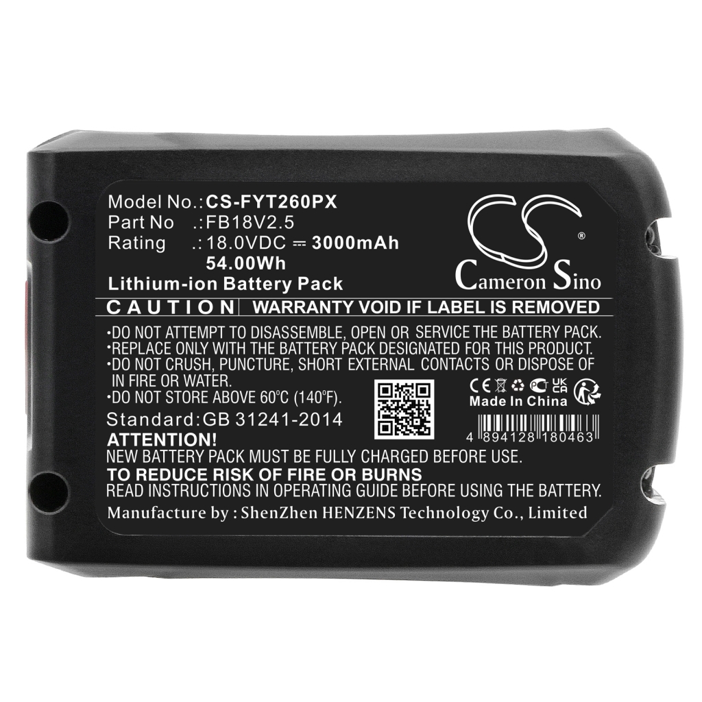 Batterier för verktyg Flymo CS-FYT260PX