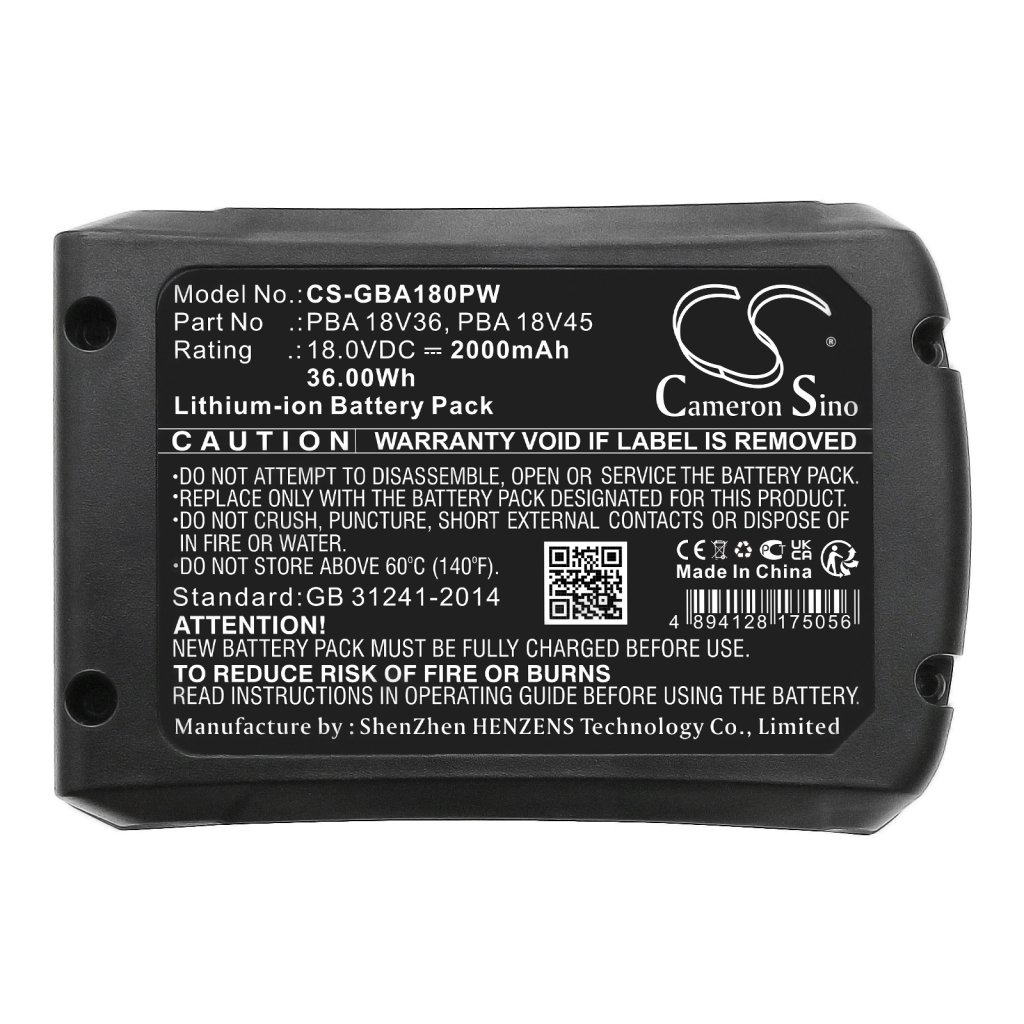 Battery Replaces PBA 18V45