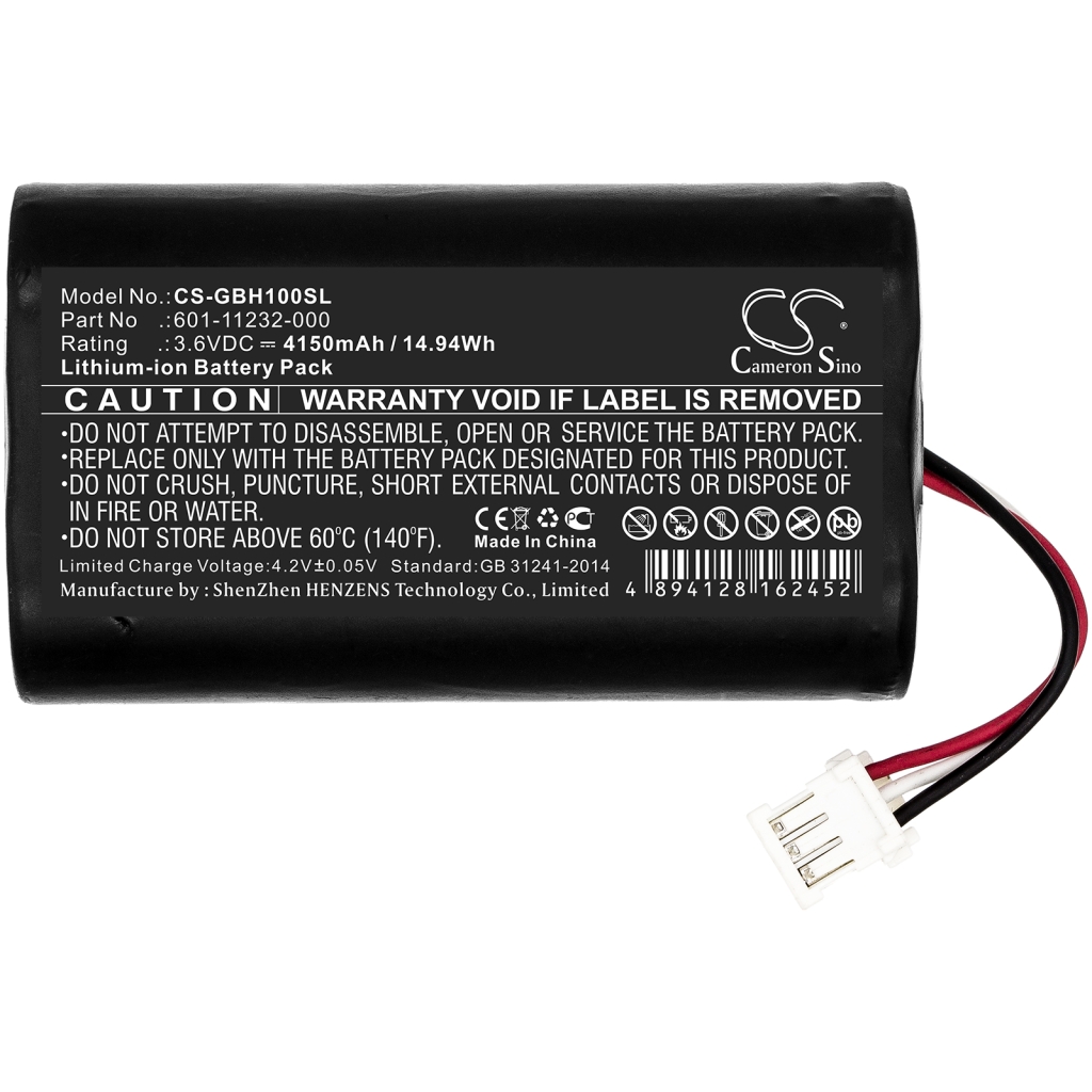 Batterier Ersätter 601-11232-000