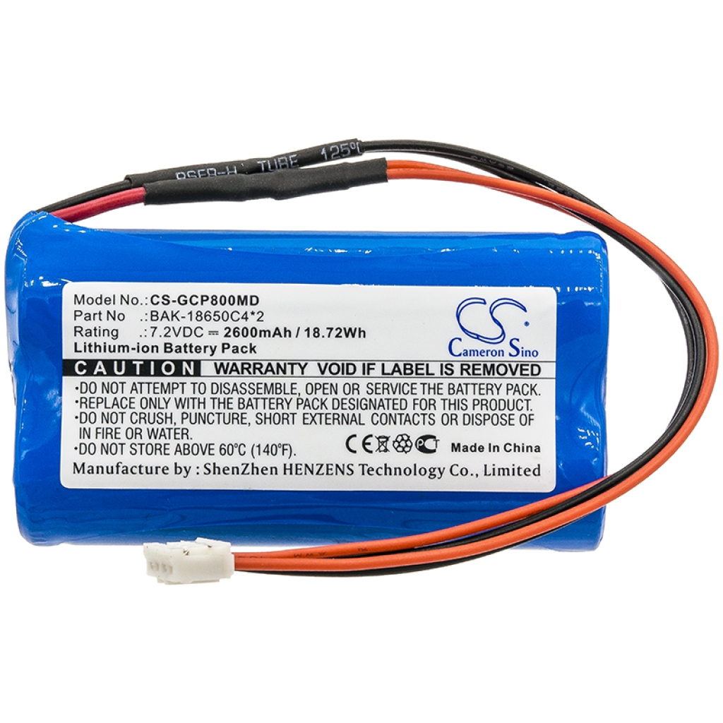 Battery Replaces BAK-18650C4*2