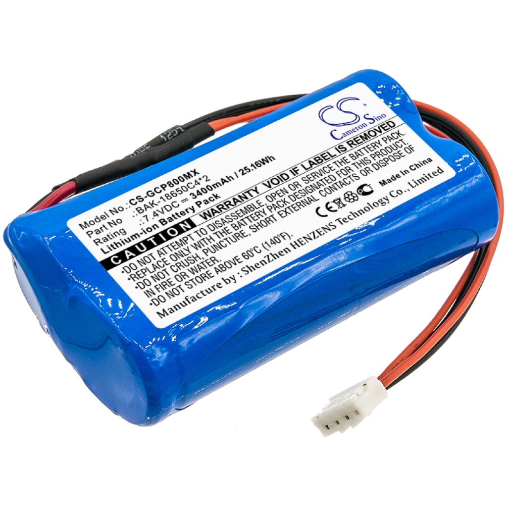 Battery Replaces BAK-18650C4*2