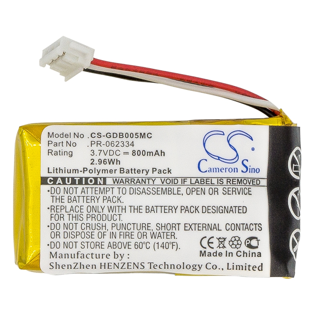 Batterier Ersätter PR-062334