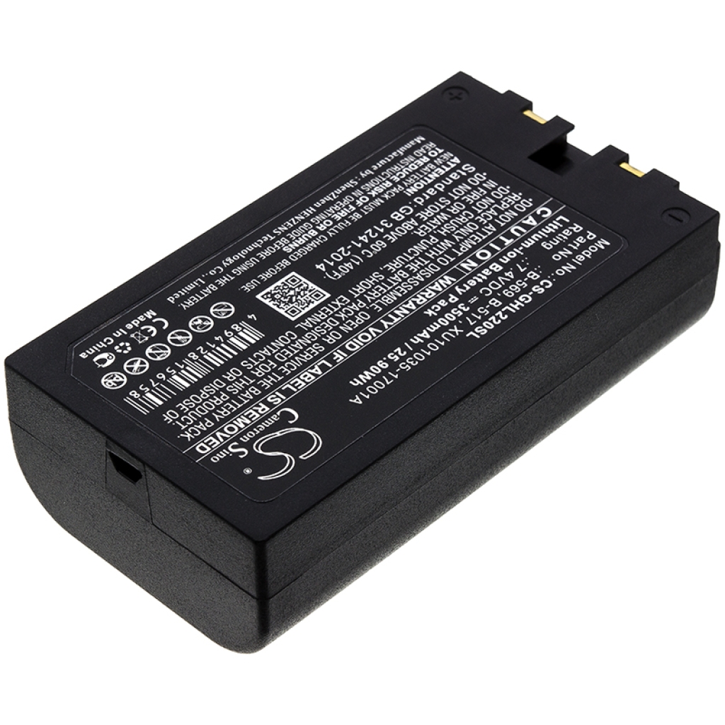 Batterier Ersätter XU101035-17001A