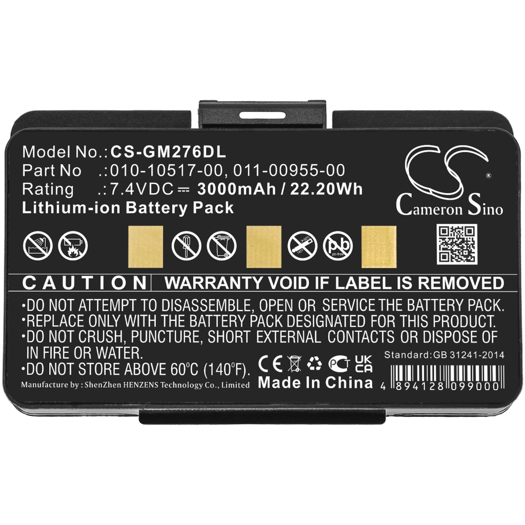 Batterier för navigering (GPS) Garmin CS-GM276DL