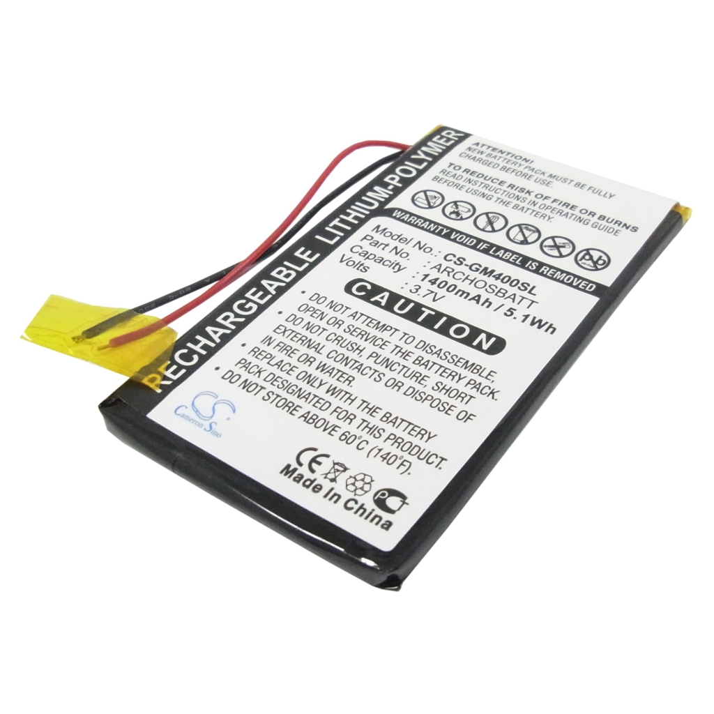 Batterier till MP3-spelare Archos CS-GM400SL