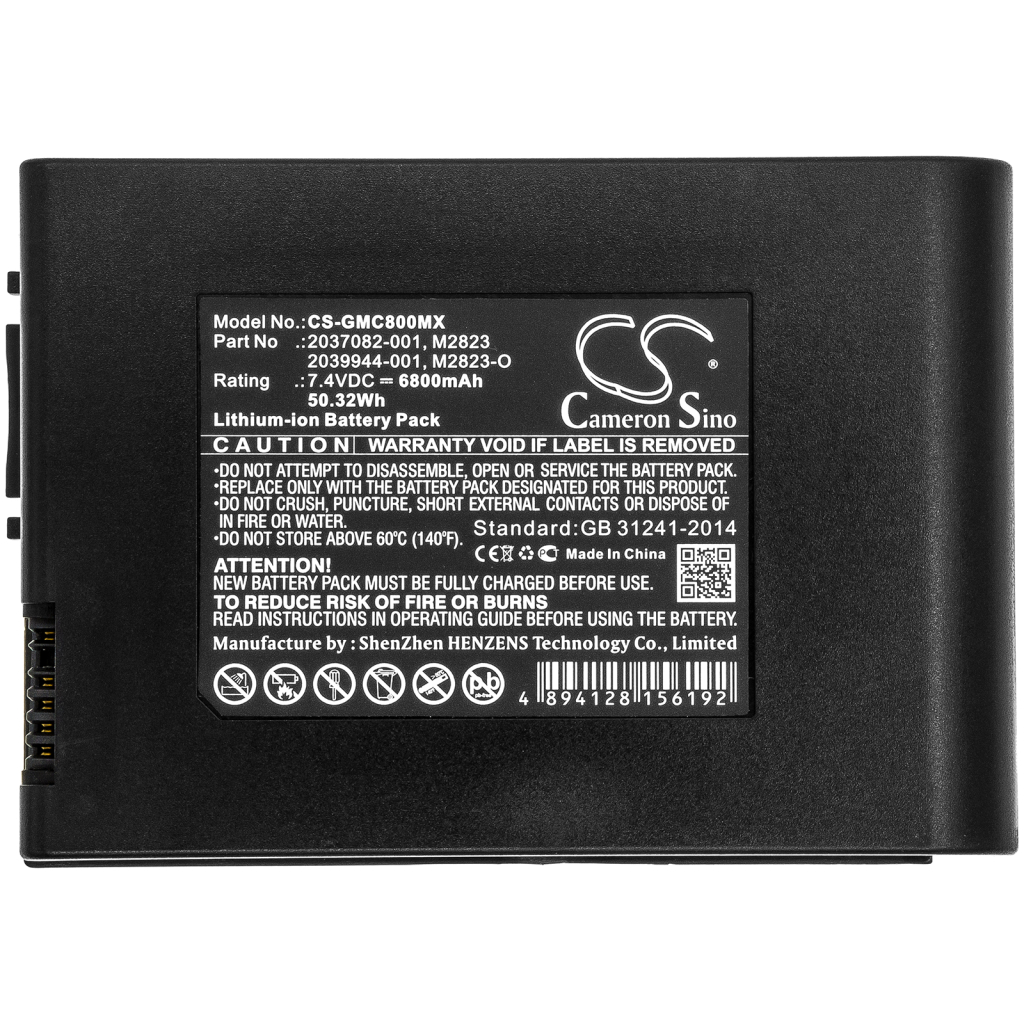 Batterier för medicintekniska produkter GE CS-GMC800MX