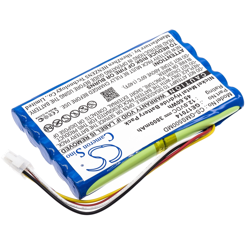 Batterier för medicintekniska produkter Datex ohmeda CS-GMS500MD