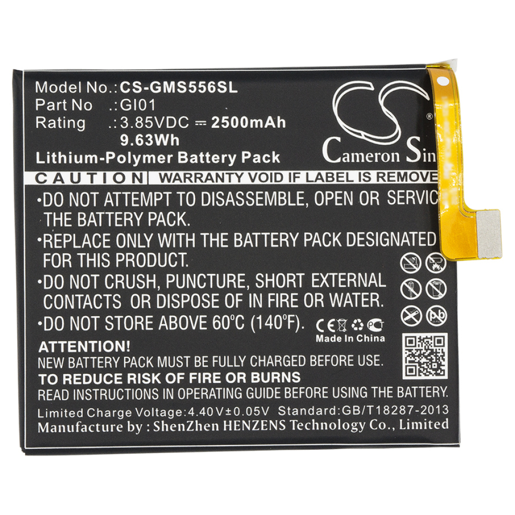 Batterier Ersätter GI01