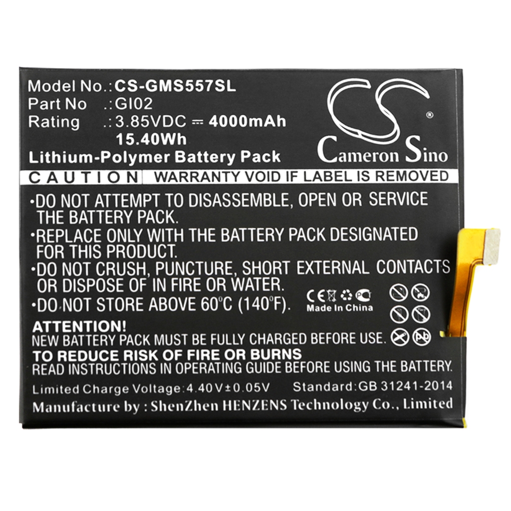 Batterier Ersätter GI02