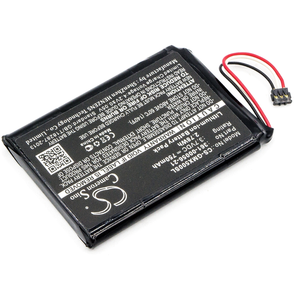 Batterier för navigering (GPS) Garmin CS-GMX500SL