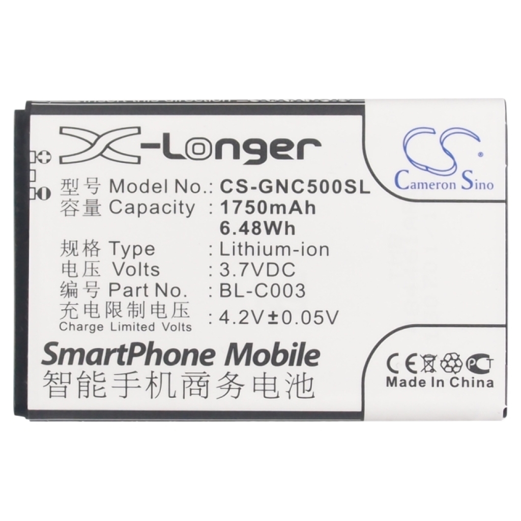 Stationära laddare Gionee CS-GNC500SL